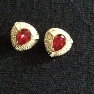 Ciner earings signed